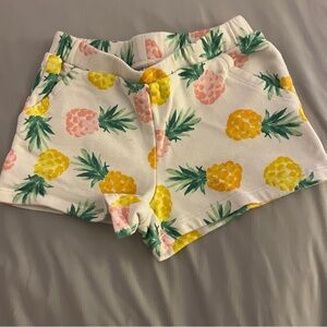 Janie and Jack Pineapple Print Shorts